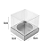 Caixa Mini Bolo G (8cm x 8cm x 8cm) Kraft 10 unidades Assk Rizzo Confeitaria - Imagem 2