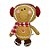 Enfeite de Natal - Boneco Ginger Sentado - 23cm - 1 unidade - Rizzo - Rizzo - Imagem 1