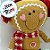 Enfeite de Natal - Boneco Ginger Sentado - 23cm - 1 unidade - Rizzo - Rizzo - Imagem 3