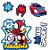 Decoração de Bolo  - Cenario Spidey - 5 unidades - Regina - Rizzo - Imagem 1