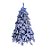 Árvore de Natal Modelo Cardamomo Nevada - 353 Galhos - 1,50m - Ref. RZO386 - 1 unidade - Rizzo - Imagem 1