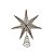 Topo Estrela Para Árvore de Natal Metal - 25x29cm - 1 unidade - Rizzo - Imagem 1