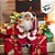 Papai Noel Decorativo - Sentado Com Presente - 45cm - 1 unidade - Cromus - Rizzo - Imagem 3