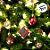 Enfeite Decorativo De Natal - Mini Tambor De Veludo - 8cm - 1 unidade - Cromus - Rizzo - Imagem 3