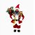 Papai Noel Decorativo - Com Presente Vermelho, Preto e Dourado - 41cm - 1 unidade - Cromus - Rizzo - Imagem 1