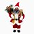 Papai Noel Decorativo - Com Presente Vermelho, Preto e Dourado - 60cm - 1 unidade - Cromus - Rizzo - Imagem 1
