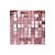 Painel Metalizado Shimmer Wall Rosa - 30x30cm - 1 unidade - Rizzo - Imagem 1