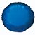Balão de Festa Metalizado 18"45cm - Azul - 1 unidade - Partiufesta - Rizzo - Imagem 1