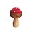 Enfeite Decorativo - Cogumelo Vermelho e Branco - 5cm - 1 unidade - Cromus - Rizzo - Imagem 1