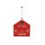 Enfeite Para Pendurar - Envelope Vermelho - 15,5cm - 1 unidade - Cromus - Rizzo - Imagem 1