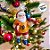 Enfeite Para Pendurar -  Papai Noel Ginasta - 14cm - 1 unidade - Cromus - Rizzo - Imagem 3