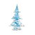Árvore de Natal Nacarado Com Led - 43cm - 1 unidade - Cromus - Rizzo - Imagem 1