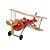 Avião Decorativo De Metal Natalino Natalino - 36x21cm - 1 unidade - Cromus - Rizzo - Imagem 1