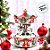 Cenário De Natal - Carrossel com Música e Movimento - 16cm - 1 unidade - Cromus - Rizzo - Imagem 3