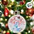 Enfeite Para Pendurar Redondo - Boneco de Neve com Led - 11cm - 1 unidade - Cromus - Rizzo - Imagem 3