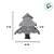 Almofada Pinheiro de Natal com Candy Cane - 40cm - 1 unidade - Cromus - Rizzo - Imagem 2