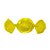 Papel Trufa 14,5x15,5cm - Amarelo - 1000 unidades - Cromus - Rizzo - Imagem 1