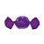 Papel Trufa 14,5x15,5cm - Roxo - 100 unidades - Cromus - Imagem 1
