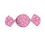 Papel Trufa 14,5x15,5cm - Renda Pink - 100 unidades - Cromus - Imagem 1
