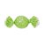 Papel Trufa 14,5x15,5cm - Poa Double Face Verde - 100 unidades - Cromus - Imagem 1
