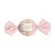Papel Trufa 14,5x15,5cm - Petit Poa Rosa Ouro - 100 unidades - Cromus - Imagem 1