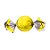 Papel Trufa 15x16cm - Neon Amarelo - 75 unidades - Cromus - Imagem 1