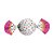 Papel Trufa 14,5x15,5cm - Festiva Rosa - 100 unidades - Cromus - Imagem 1