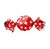 Papel Trufa 14,5x15,5cm - Coração Vermelho - 100 unidades - Cromus - Imagem 1