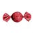 Papel Trufa 14,5x15,5cm - Bandana Vermelho - 100 unidades - Cromus - Imagem 1