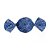 Papel Trufa 14,5x15,5cm - Bandana Azul - 100 unidades - Cromus - Imagem 1