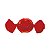 Papel Mini Trufa - 12x12,5cm - Vermelho - 100 unidades - Cromus - Rizzo Embalagens - Imagem 1