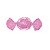Papel Mini Trufa - 12x12,5cm - Rosa - 100 unidades - Cromus - Rizzo Embalagens - Imagem 1
