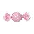 Papel Mini Trufa - 12x12,5cm - Poa Rosa Claro - 100 unidades - Cromus - Rizzo Embalagens - Imagem 1