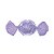 Papel Mini Trufa - 12x12,5cm - Lilas - 100 unidades - Cromus - Rizzo Embalagens - Imagem 1