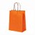 Sacola de Papel - 9,5x7,5x14,5cm - Kraft Natural Laranja - Ref. 5039 - 10 unidades - WMA - Rizzo - Imagem 1