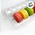 Blister para 6 Macarons - 21x4,5x3cm - Cristal - 20 unidades - San Felipo - Rizzo - Imagem 3