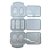 Blister Kit Confeiteiro 4 Ovos de 50g - Cristal  - 3 unidades - Rizzo - Imagem 2