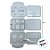 Blister Kit Confeiteiro 4 Ovos de 50g - Cristal  - 3 unidades - Rizzo - Imagem 3