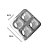 Blister 4 SweetCake Tampa Bolha - Chocolate  - 5 unidades - Rizzo - Imagem 2