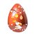 Blister Decorado Transfer para Chocolate - Ovo 350g - Páscoa - Ref. BLP0189 - 1 unidade - Stalden Decor - Rizzo - Imagem 2