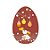 Blister Decorado Transfer para Chocolate - Ovo 350g - Páscoa - Ref. BLP0189 - 1 unidade - Stalden Decor - Rizzo - Imagem 1