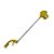 Brinquedo Boca Maluca Dino Rex - Amarelo - 1 unidade - Rizzo - Imagem 1