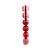 Bola de Natal em Tubo - Fosco Vermelho - 8cm - 6 unidades - Cromus - Rizzo - Imagem 1