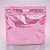 Sacola Metalizada com Zip P 32x40x5cm Rosa Velho - 01 unidade - Cromus - Rizzo Embalagens - Imagem 1