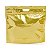 Sacola Metalizada com Zip P 32x40x5cm Dourado - 01 unidade - Cromus - Rizzo Embalagens - Imagem 1