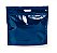 Sacola Metalizada com Zip P 32x40x5cm Azul - 01 unidade - Cromus - Rizzo Embalagens - Imagem 1