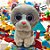 Gato Branco e Cinza De Pelúca - Beanie Boos - 22cm - 1 unidade - Rizzo - Imagem 3