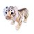 Tigre De Pelúcia Realista - 55cm - 1 unidade - Rizzo - Imagem 1