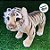 Tigre De Pelúcia Realista - 55cm - 1 unidade - Rizzo - Imagem 3