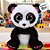Panda De Pelúcia - Beanie Boos - 25cm - 1 unidade - Rizzo - Imagem 4